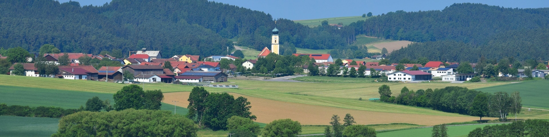 Bavarian village Schorndorf in the upper palatinate, county of Cham