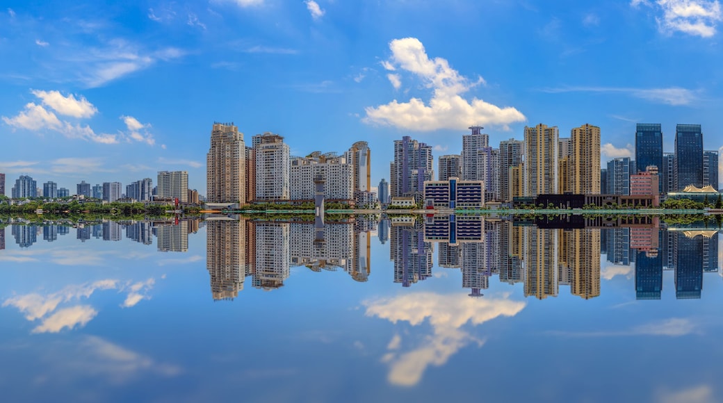 Urban architectural landscape in Wenzhou, China