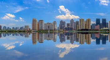 Urban architectural landscape in Wenzhou, China