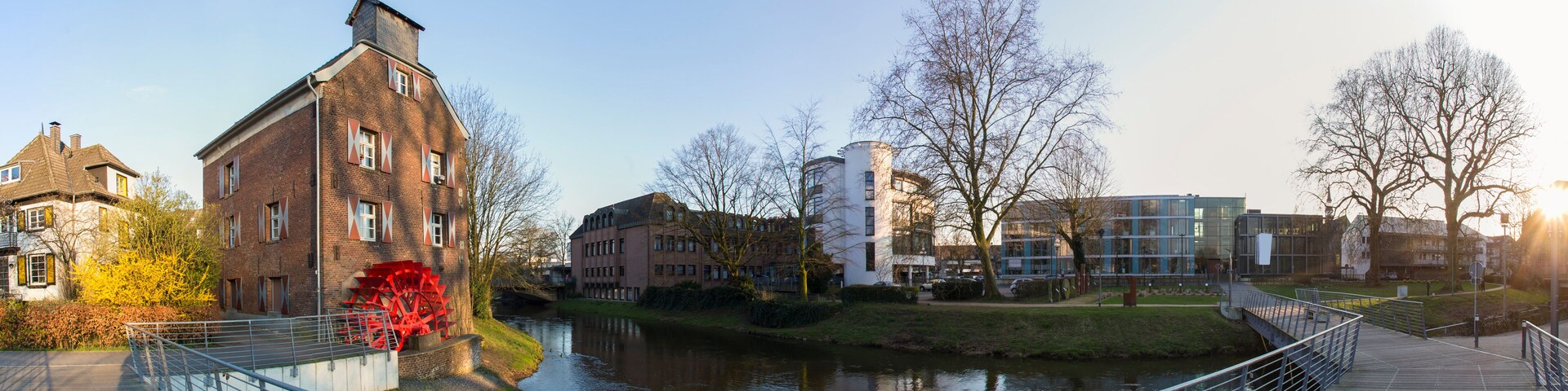 historic town goch germany high definition panorama