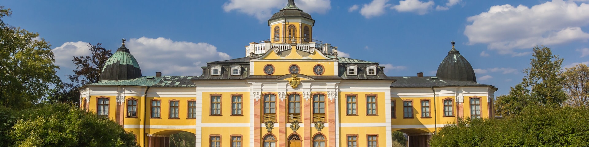 Panorama of the historic castle Belvedere in Weimar, Germany, Germany