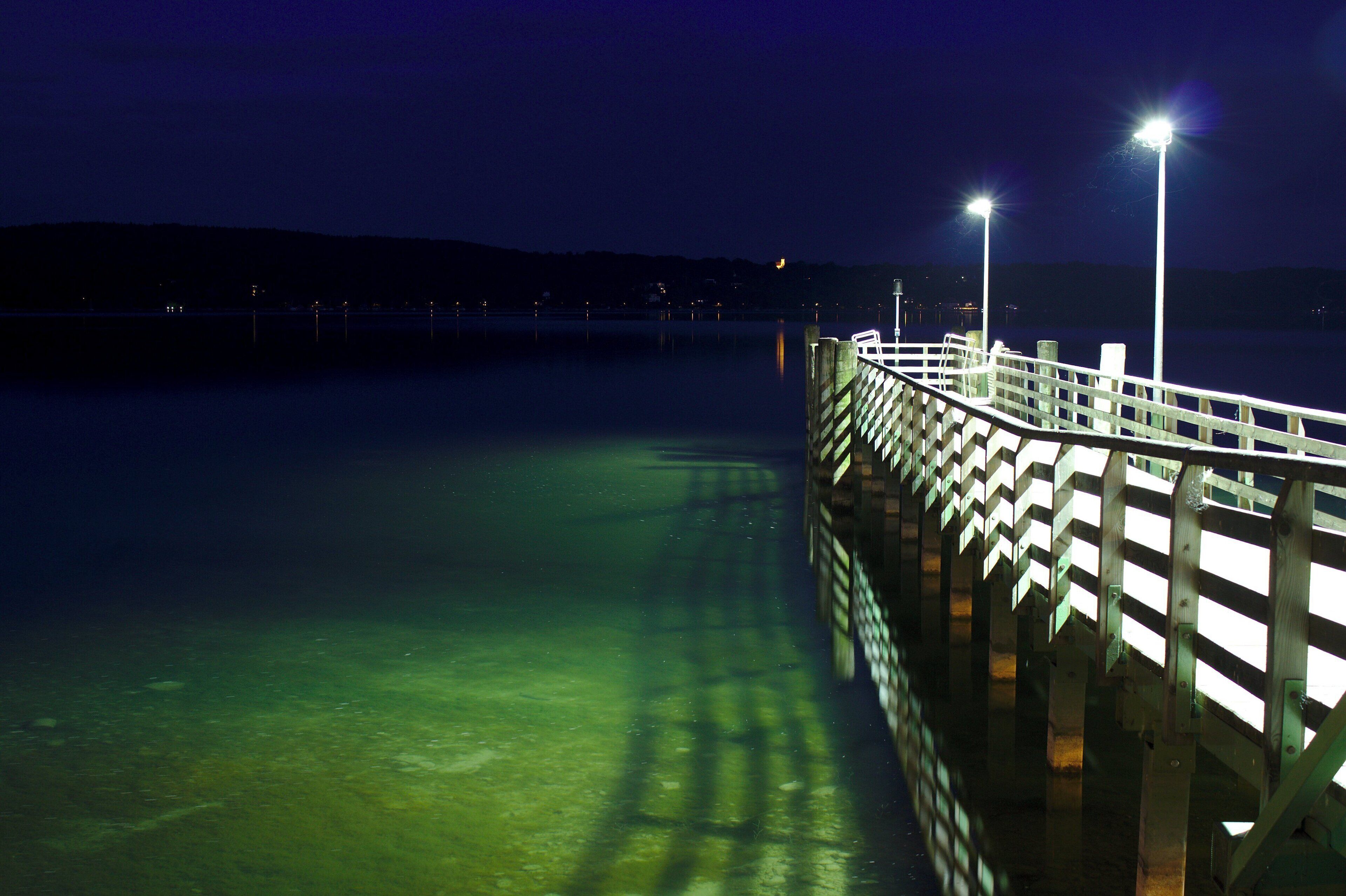A dock at the Starnberger See, near Munich, Germany