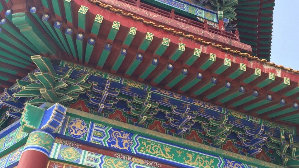 This is temple, that a lot of student come to pray for good luck in their studies, whether it be good grades in a test or getting into college. It's more like in a pagoda structure. The view from above is breathtaking, the locals had built a man-made lake on the side. There's was even a really nice hotel building next to it, and a lot of Western looking villas around the area. #blue