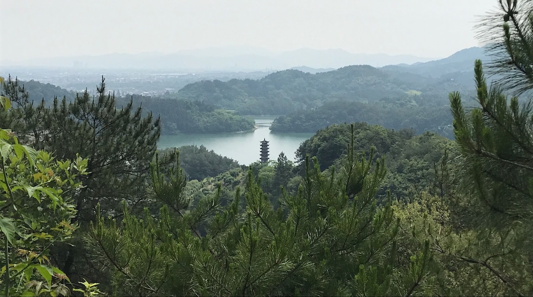 Mountain hiking in the countryside of Jinhua, Zhejiang.