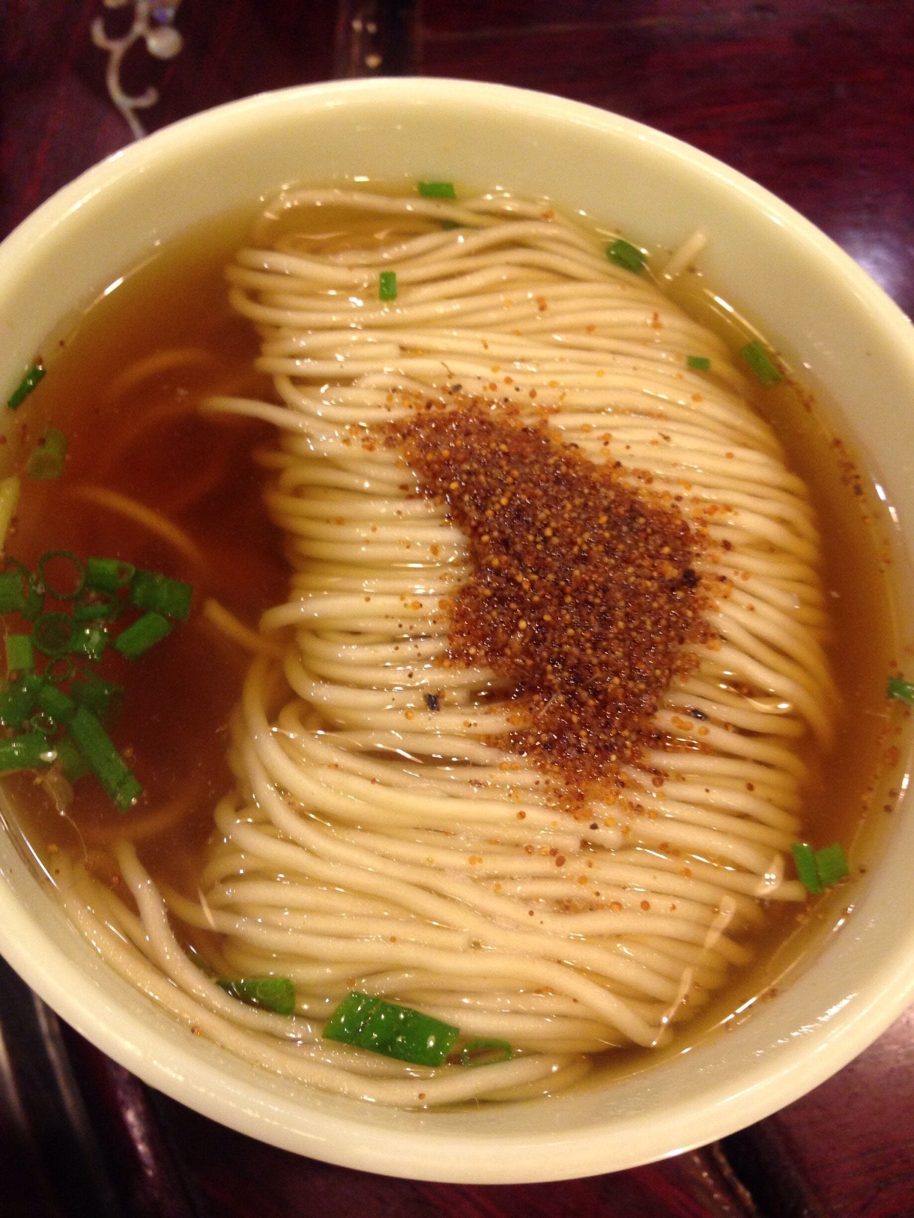 Noodle with shrimp eggs，recommeded by Bite of China！