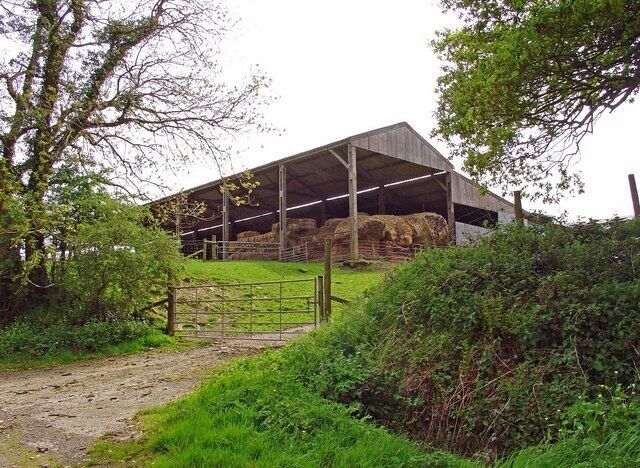 Hay barn at Upper Bletherston