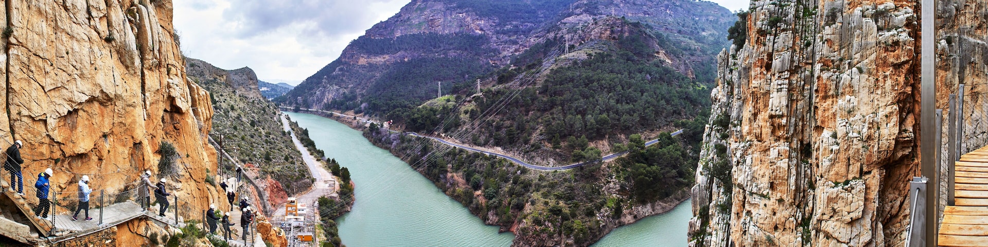 Caminito del Rey and Valle del Hoyo, Desfiladero de los Gaitanes, Panorama