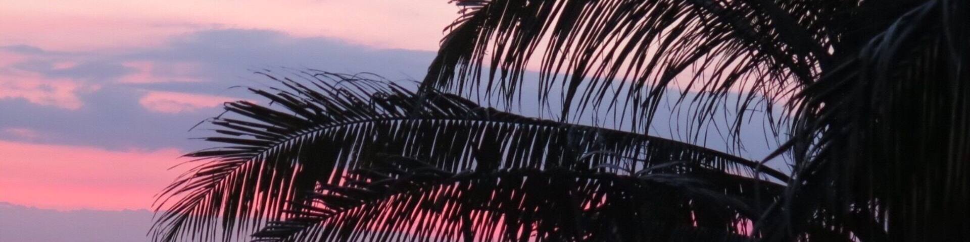 Riding off into the sunset. The glorious sunset at the Soori Hotel, Bali. 🌅