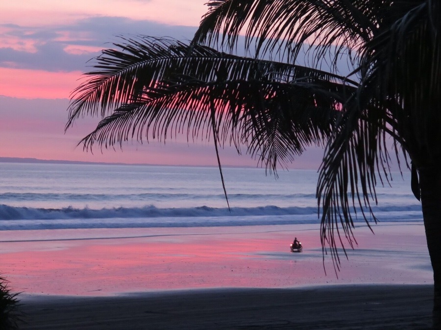 Riding off into the sunset. The glorious sunset at the Soori Hotel, Bali. 🌅