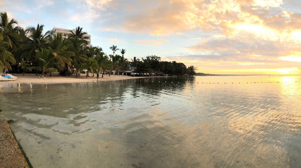 Beautiful Sunrise 360° panorama, Boca Chica, Santo Domingo, La Caleta, Caribbean sea, Dominican Republic. Panoramic view with Caribbean sea. Best Dominican landscape photos. Caribbean scenery
