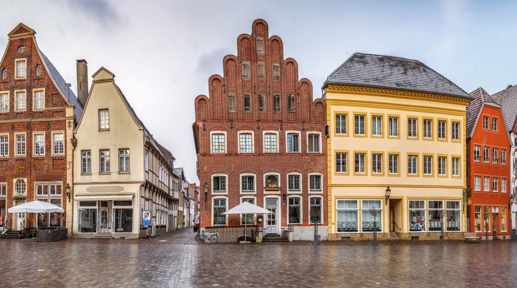 Historical market square, Warendorf, Germany
