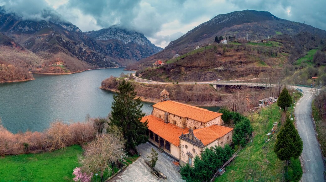 Church of Santa María la Real de Tanes in Asturias.