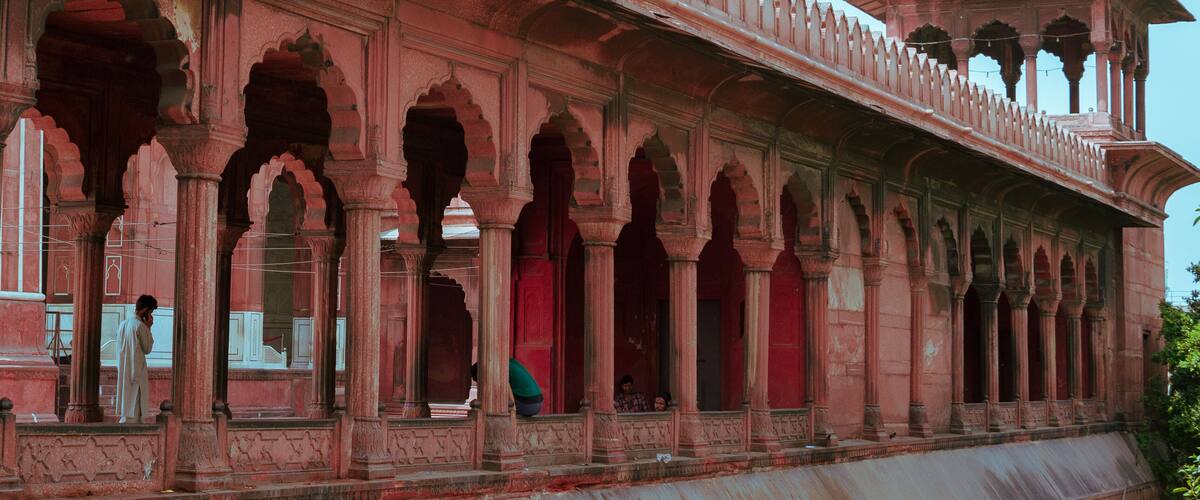Corridor of an islamic mosque