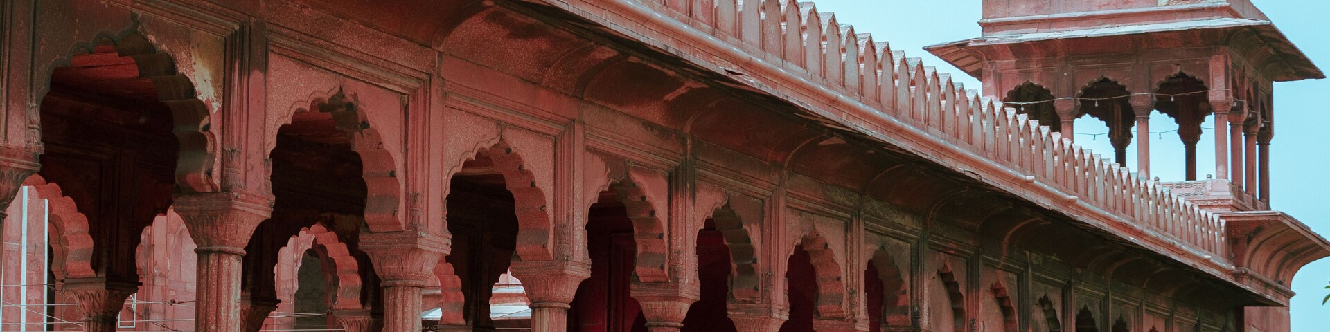 Corridor of an islamic mosque