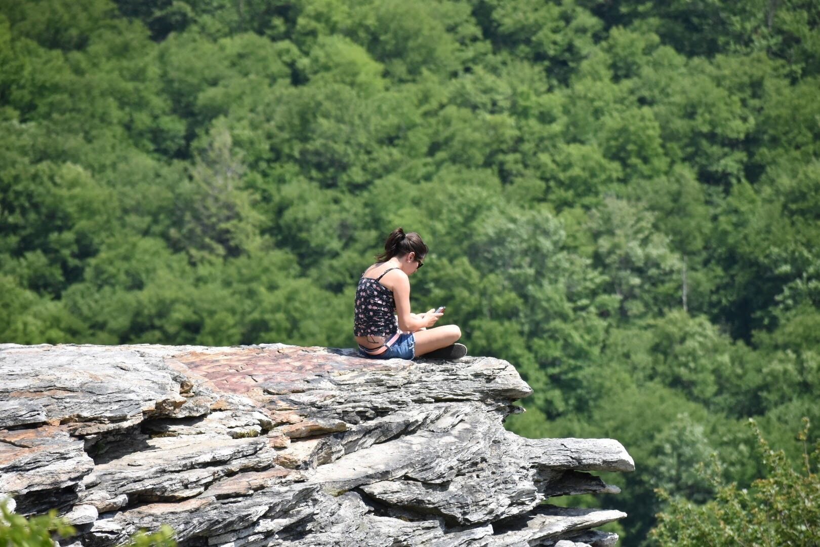 This spot has a great view. Right outside a great small town.