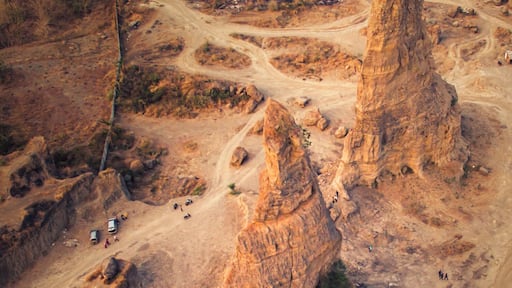 This is not a tourism spot at the first place. Actually this is a land mining and some of the hills were intentionally left due the hard of the rocks, which can not be destructed.
The name of Brown Canyon itself, is really unknown who creates it but nowadays this place becomes a new iconic site for photographers and tourists in Semarang city, the capital of Central Java, Indonesia.
#landscape #java #semarang #canyon