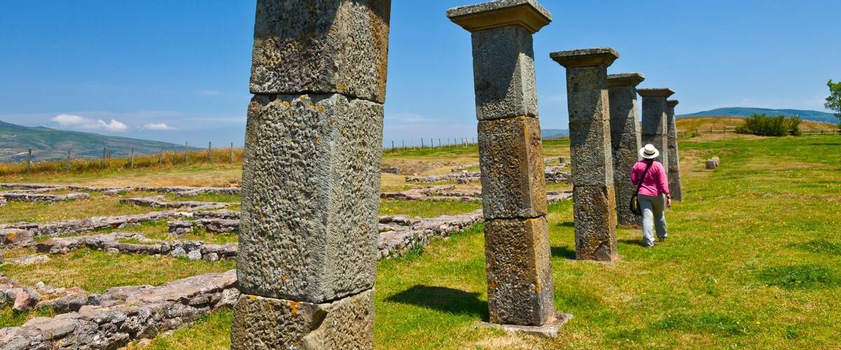 Noble houses. Juliobriga, Retortillo, Campoo de Enmedio, Cantabria, Spain, Europe