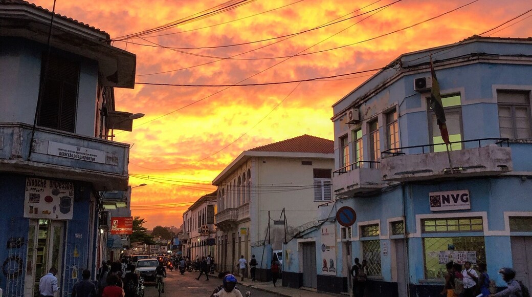A pretty sunset in São Tomé.