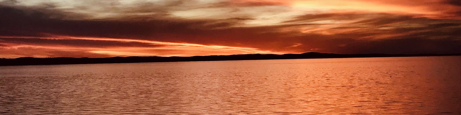#Natures #Discoveries. Sunset on the Bay Of Fundy in New Brunswick. Home to the worlds highest tides = 8 wonders of the natural world