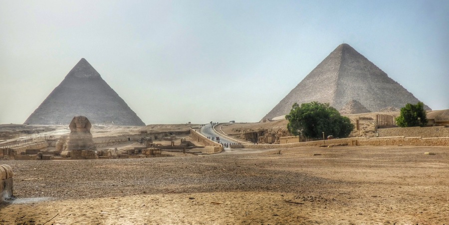 Wow! What a sight seeing Great Pyramids of Giza and the Sphinx during my 17 day tour of Israel and Egypt in April 2016. #egypt