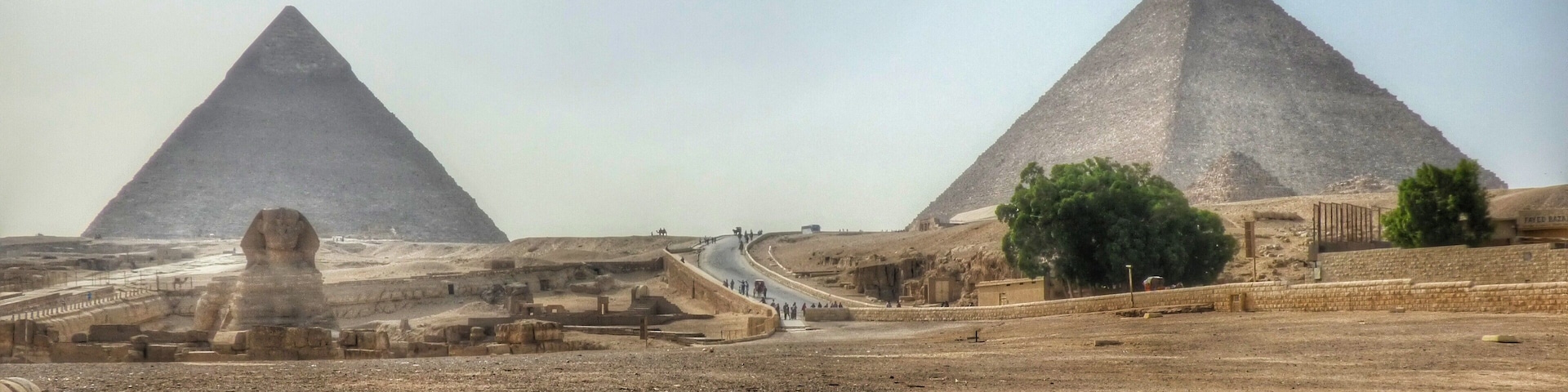 Wow! What a sight seeing Great Pyramids of Giza and the Sphinx during my 17 day tour of Israel and Egypt in April 2016. #egypt