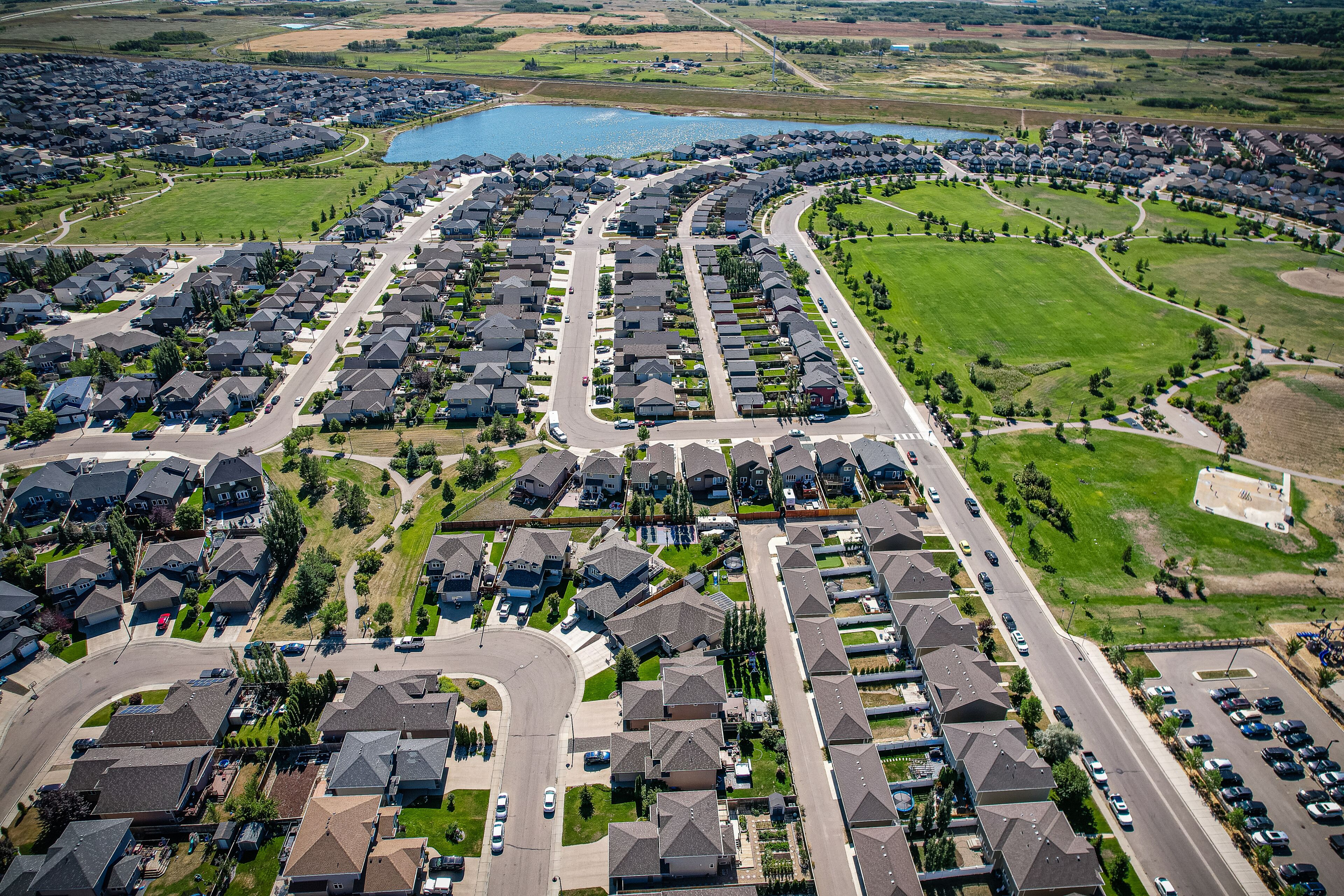 Aerial Majesty: Stonebridge, Saskatoon, Saskatchewan Expanse