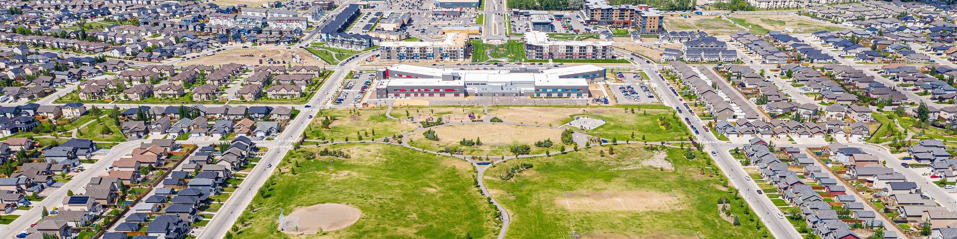 Alexander MacGillivray Young Park Aerial in Saskatoon, Canada