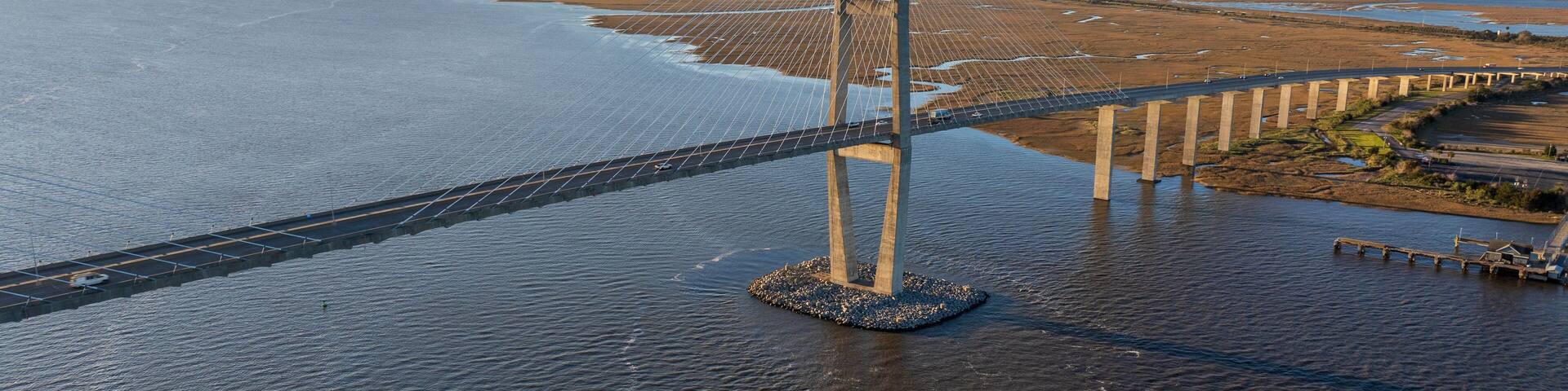 Sidney Lanier Bridge in Glynn County, Georgia.