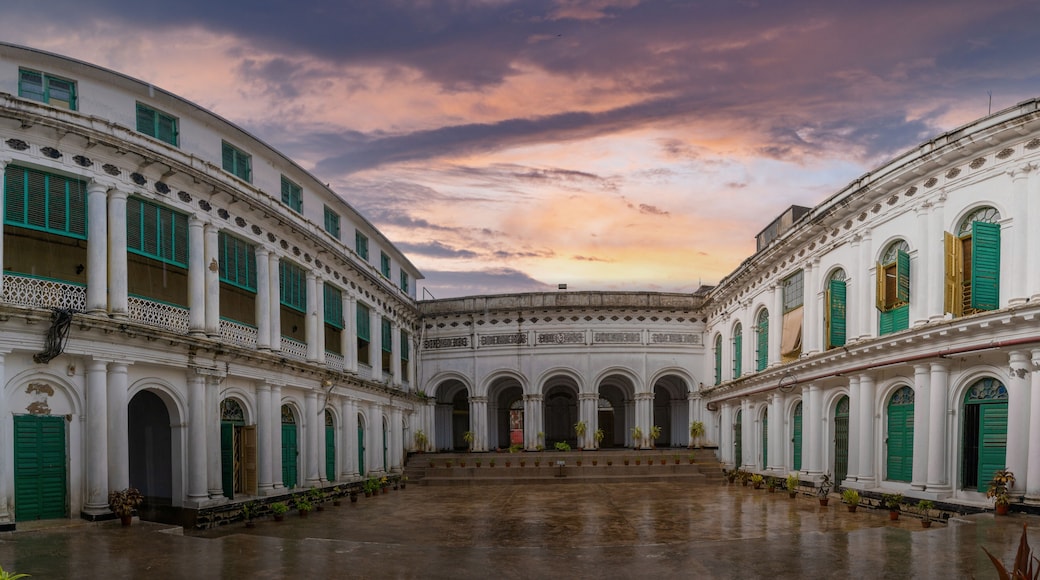 Panoramic view of Jorasanko Thakurbari, located in Kolkata, West Bengal, India