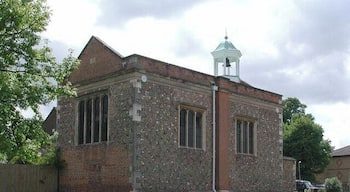 Oxhey Chapel, South Oxhey, Hertfordshire, seen from the northeast