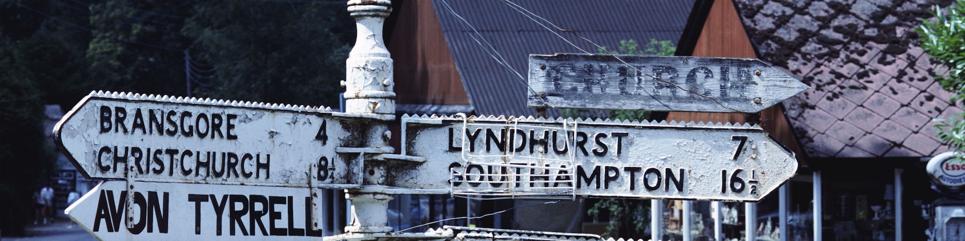 Road Sign in New Forest, England