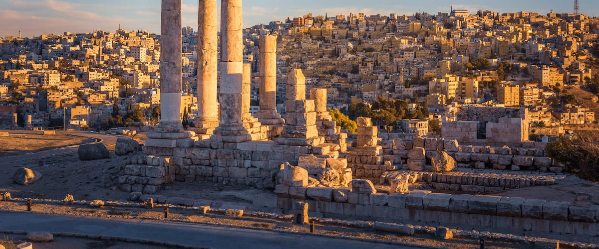 The Temple of Hercules, Amman Citadel, Amman, Jordan