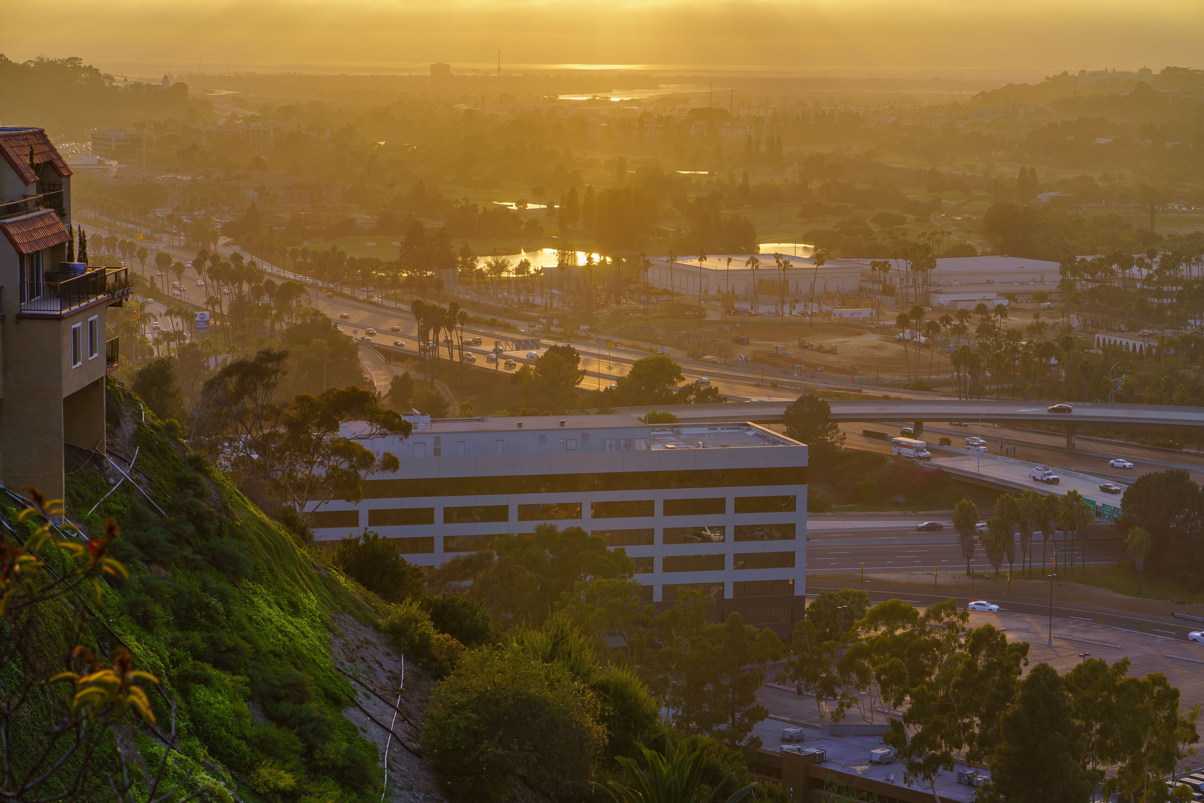 Golden Scene in University Heights, San Diego