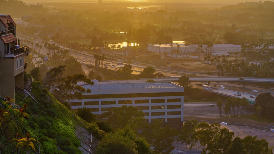 Golden Scene in University Heights, San Diego