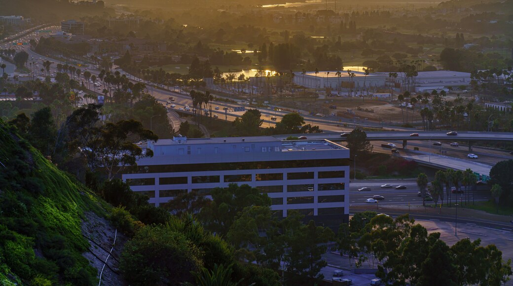 Hazy Sunset in University Heights, San Diego