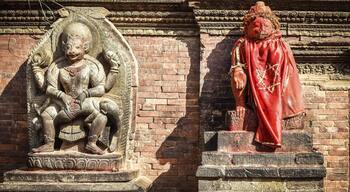 Hindu Deities, Statues, Temples, Durbar Square, Patan, Kathmandu Valley, Himalayan Region, Nepal, Asia