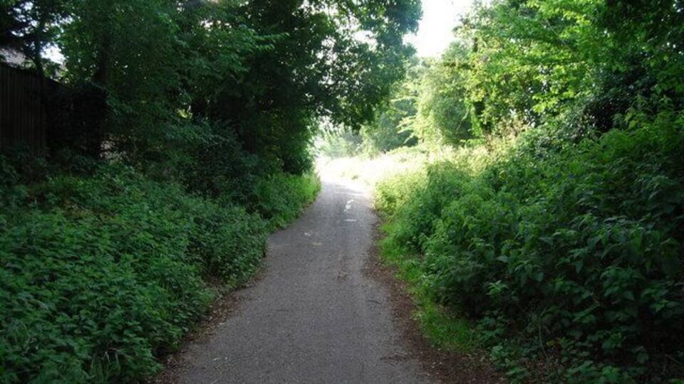 Earlham Green Lane - green lane A cycleway.