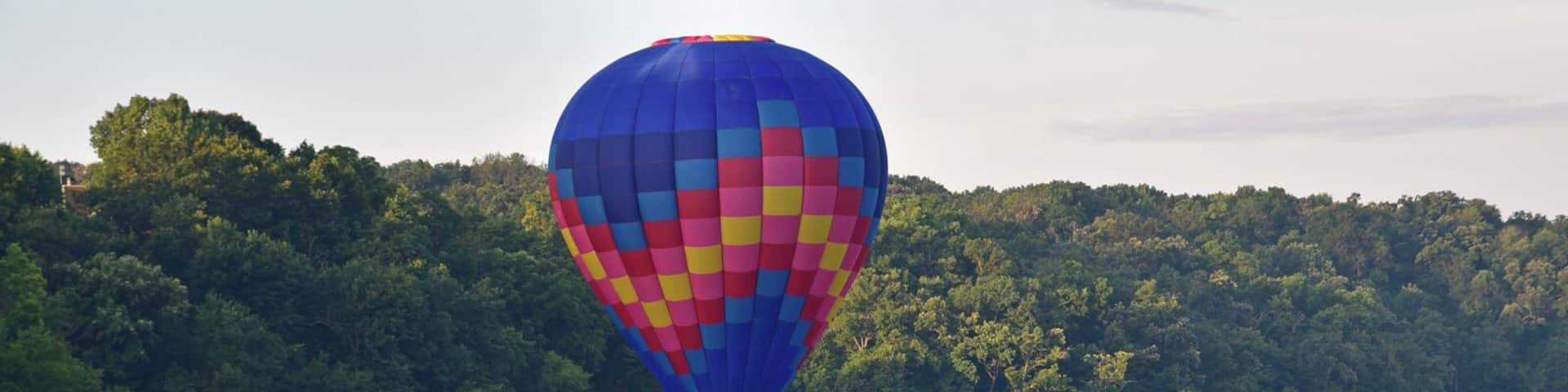 Hot Air Balloon touching down on Lake Galena. If you look closely at the bottom of the basket it is in the water. the owner was training a pilot and thankfully I was there to capture images. What an amazing sight. 10 minutes later that balloon was at 3000 feet.