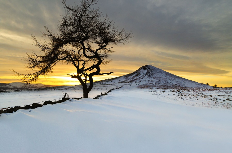 Roseberry Topping, Teesside in Winter