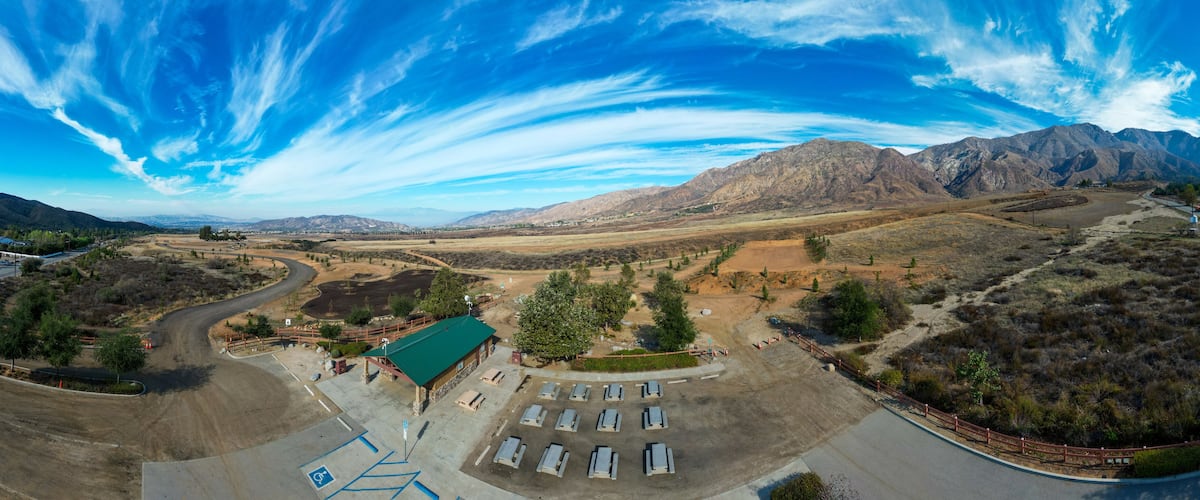 Yucaipa California Looking at the El Dorado Ranch Park