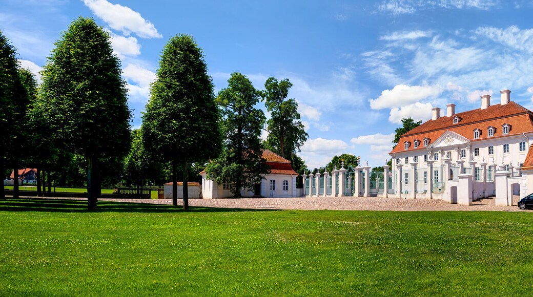 Schloss Meseberg is a baroque castle in Brandenburg from the 18th century. It is used as a guest house of the German Federal Government