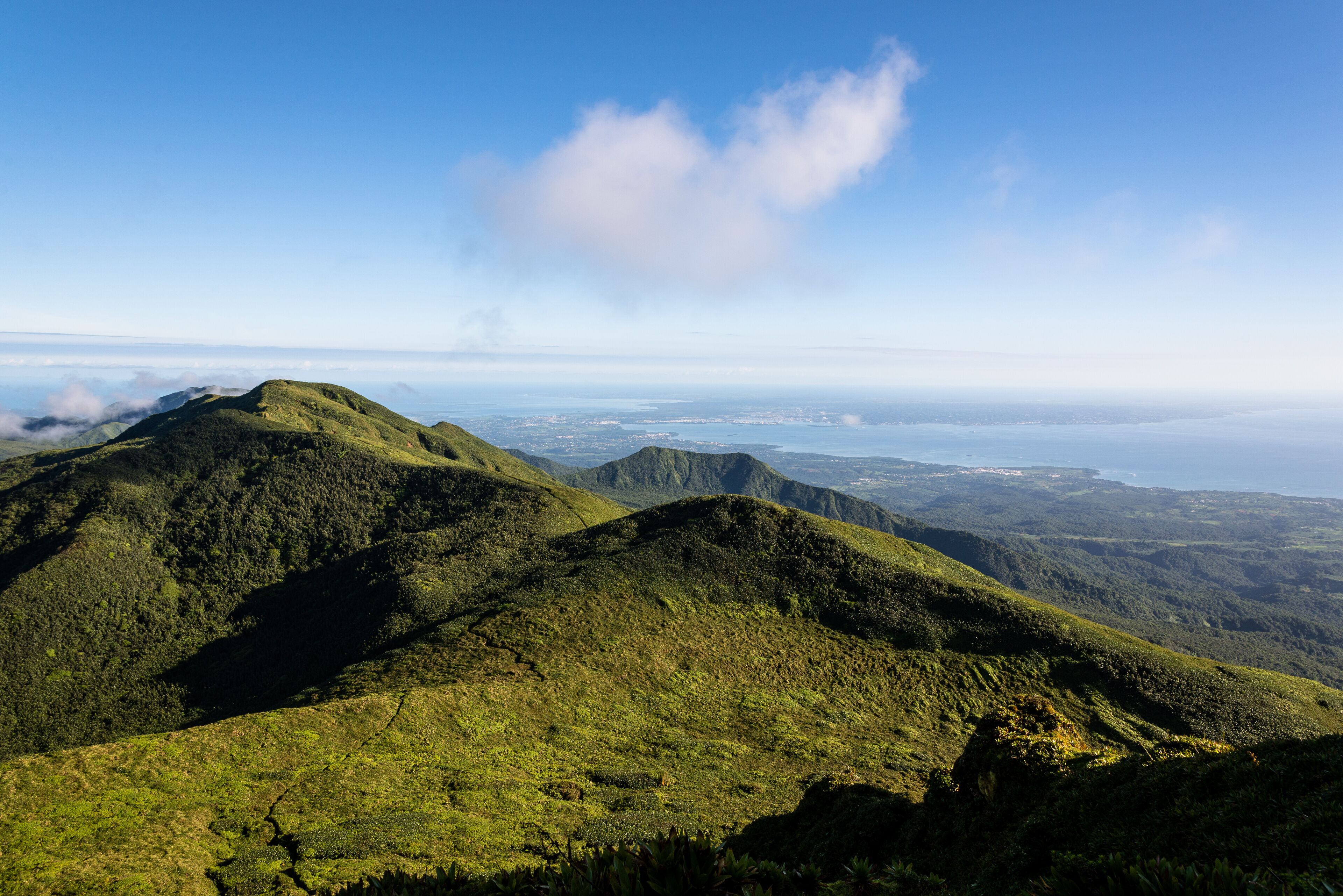View over Guadeloupe