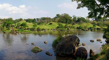 Gardens in Kumamoto, Honshu Island, Japan