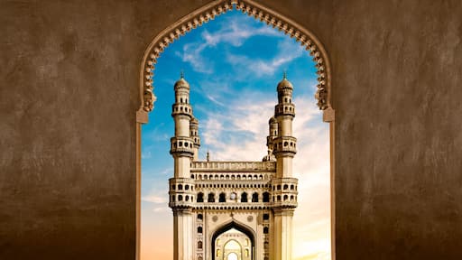 Arch View Charminar.Hyderabad,Telangana,India