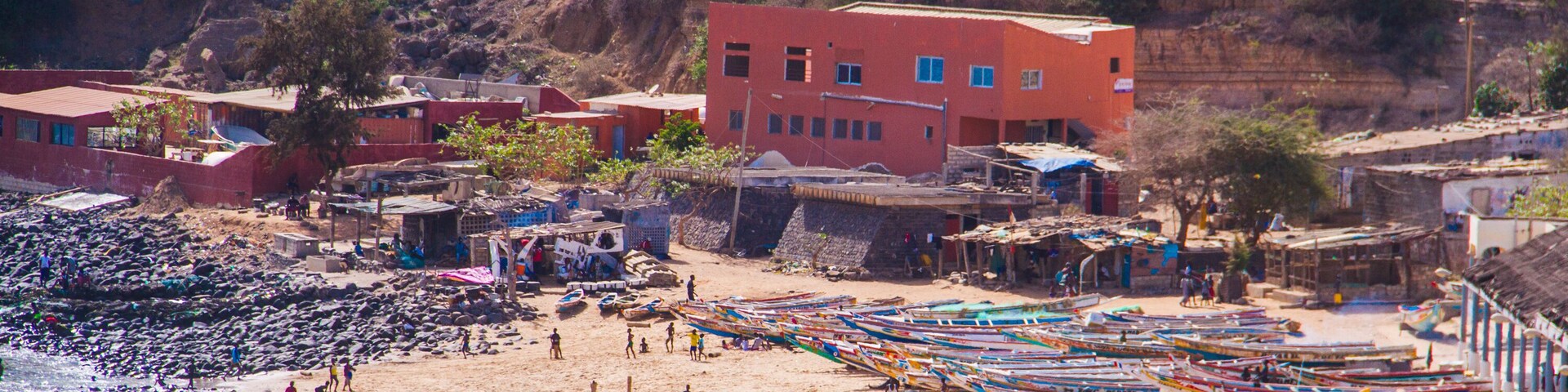 Beach soccer on the beach ouakam Dakar Sénégal