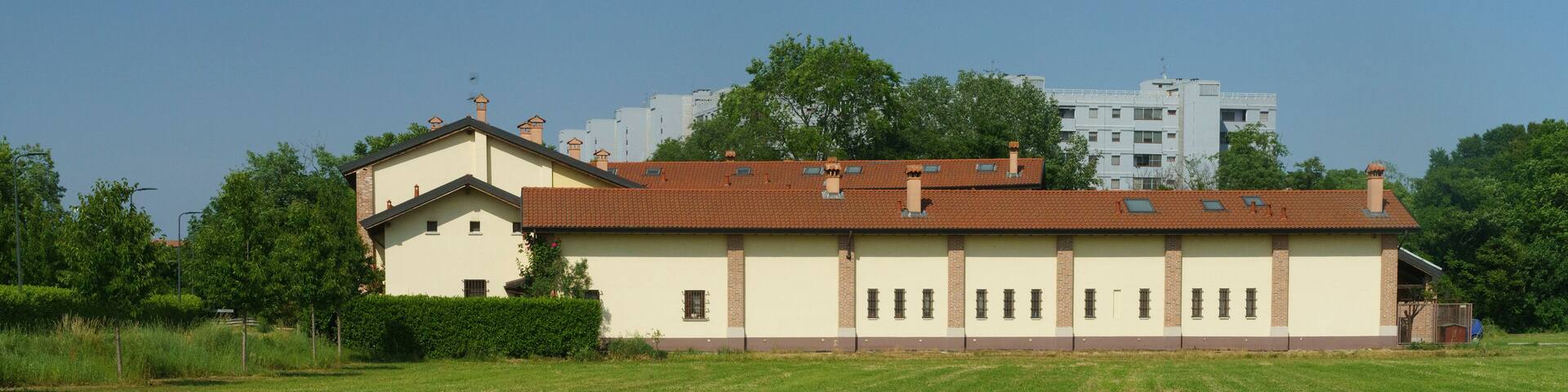 Rural park in Milan, Italy