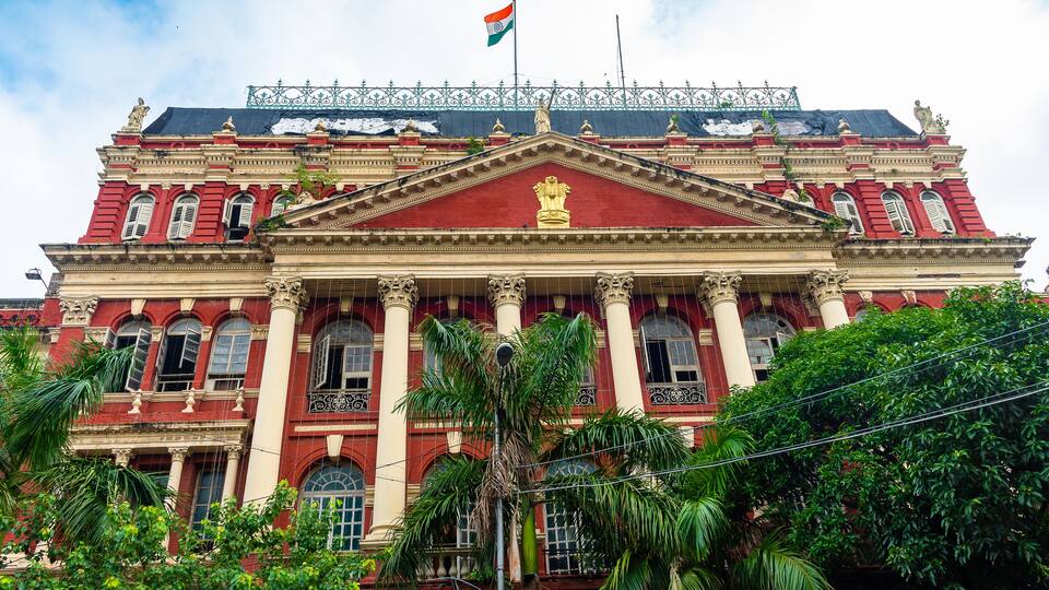 Classic colonial architecture - The Writers building at Dalhousie area Kolkata.