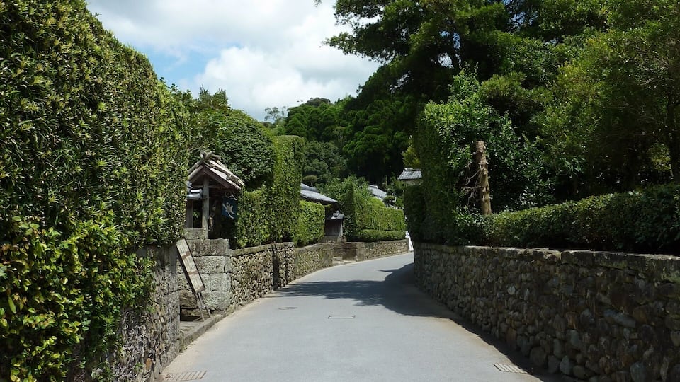 Chiran Fumoto (Former Samurai District - Chiran, Minamikyushu City, Kagoshima, Japan)