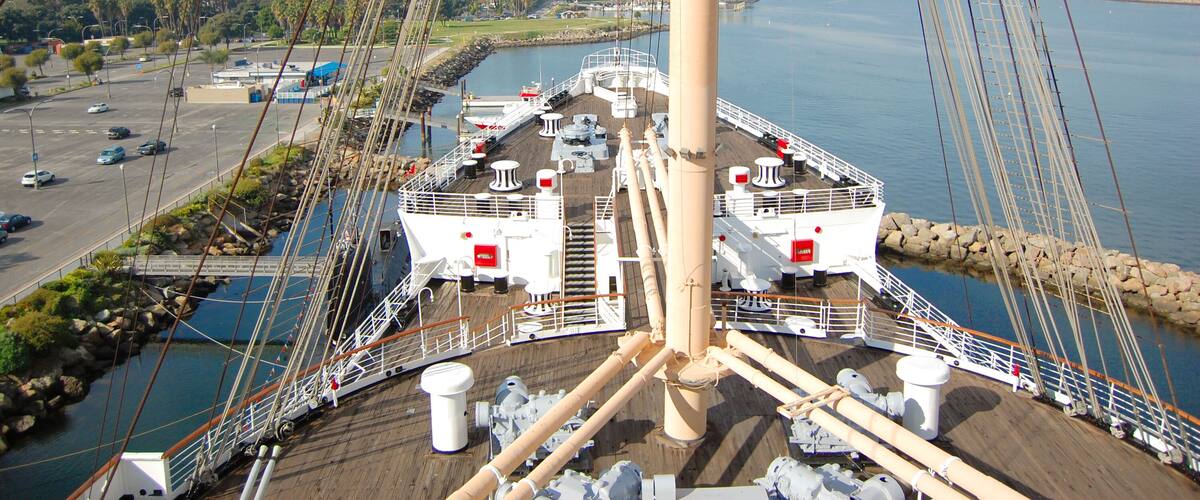 Queen Mary in Long Beach, California, USA