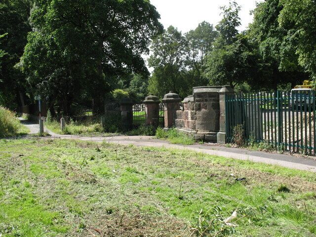 Rycroft Cemetery - Rear Gates Sadly most of the perimeter stone wall has been replaced by a metal fence.